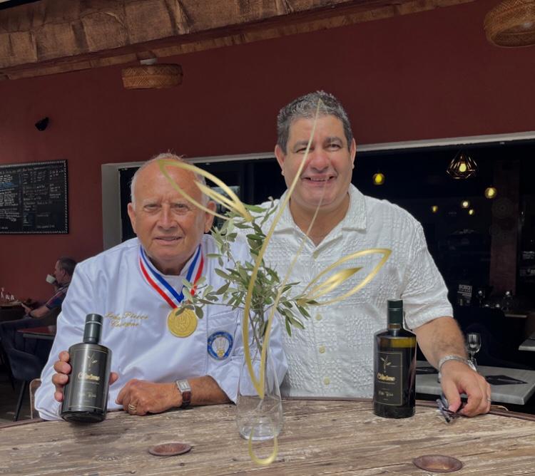 photo avec le Chef Jean-Pierre CASSAGNE